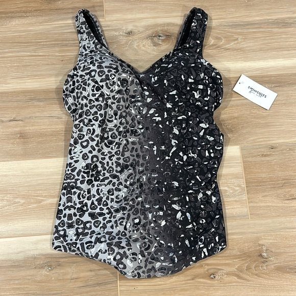 NWT Swimsuits for All Ombré leopard one piece - Picture 4 of 14